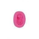 Forma in silicone 3D a forma di rana per la produzione di piccole figurine Estrazione facile del prodotto finito Silicone rosa Dimensioni 1