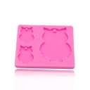 Forma in silicone a forma di gufo 4
