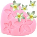 Forma in silicone fiori di plumeria 1