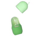 Forma in silicone per ghiaccio per massaggio del viso Roller ghiacciato per ridurre i pori e definire il viso Rullo ghiacciato per collo, occhi e pelle Massaggio facciale ghiacciato contro le occhiaie 2