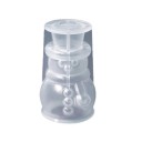 Forma para vela boneco de neve 9 x 5 cm 1