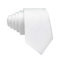 Formal Plain Narrow Tie for Men 145 x 6 cm Elegant Men's Tie Stylish Fashion Accessory for Weddings, Parties, Business Meetings 2