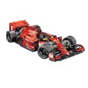 Formel 1 racerbilssats 1:10 47,2x22x11,7 cm 1163 st Röd F1 bil Modell för pojkar Kreativ byggsats Sportbil för barn och vuxna 2