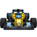 Formula 1 -rakennussarja 252-osainen F1-kilpa-auto pojille Luova rakennussarja Ajoneuvo lapsille Urheiluauto Taittuva malli Hauskaa ja luovaa 2