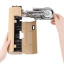 Forno a gas da campeggio in acciaio inox 2670 W Fornello a gas portatile pieghevole per cartucce di gas Diametro 26 cm 2