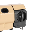 Forno a gas da campeggio in acciaio inox 2670 W Fornello a gas portatile pieghevole per cartucce di gas Diametro 26 cm 4