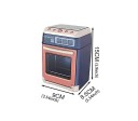 Forno per bambini 15 x 8,5 x 9 cm Elettrodomestico da cucina simulato Giocattolo per la cucina dei bambini Giocattolo realistico per cuocere 2