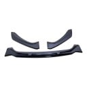 Forreste spoiler til stødfanger tre-delt lip og diffuser i ABS plast glans sort til BMW 1-serie F20 F21 M-Pack Facelift 2015–2019 3
