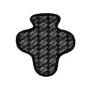 Forro respirável para capacete de motocicleta Universal Preta Poliéster Forro interno higiénico para capacete de moto 1
