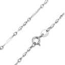 Försilvrat halsband för kvinnor 8
