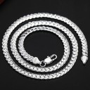 Försilvrat halsband för kvinnor 1