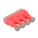 Fortalecedor de dedos para guitarra con resistencia media, herramienta de entrenamiento para fortalecer dedos y agarre, color neutro, accesorio de fitness para el hogar. 5
