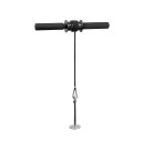 Fortalecedor de punho e antebraço com pega de aço 39 cm Correia ajustável com mosquetão Treinador de agarre para exercício em casa 1