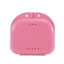 Förvaring Bärbar låda för löständer Ortodontisk låda Protesfodral Ventilerad låda med andningshål 8 x 8,5 x 2,7 cm 5