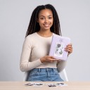 Fotoalbum per Fujifilm Instax Mini 10,8 x 8,7 cm Con finestra per foto in copertura PVC Viola chiaro Per foto istantanee e cartoline 3