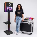 Fotoboks til spejlreflekskamera Berøringsskærm RGB belysning med fjernbetjening Højde 166 cm Metal Til bryllupper og fester 5