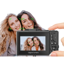 Fotocamera multifunzionale 64 MP 4K 4096 × 2160 18× zoom Display ribaltabile 180° Webcam con WiFi Set per vlog con scheda SD da 32GB 6