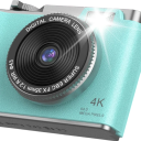 Fotocamera portatile 112 x 64 x 40 mm 48 MP UHD 4K CCD camera 2,4" LCD obiettivo doppio scheda 64GB retro vlog camera 6