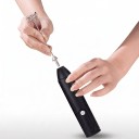 Fouet à lait électrique 3 vitesses Chargement USB-C 300 mAh Longueur 23 cm Fouet en acier inoxydable Batteur pour café lait et œufs 6
