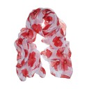 Foulard alla moda con motivo floreale 12