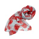 Foulard alla moda con motivo floreale 8