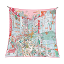 Foulard carré d'atelier Rue Française Tendance mode féminine Foulard multifonctionnel pour la tête, le cou et le corps Design élégant 6