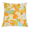 Foulard carré féminin joyeux Accessoire de mode multifonctionnel Style français pour la tête le cou les cheveux le corps Tendance pour les quatre saisons 6