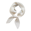 Foulard carré fin pour femmes 70 cm Petit foulard plissé pour la tête et le cou Pour les cheveux au poignet et au sac Élégant accessoire de mode rétro 8