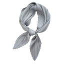 Foulard carré fin pour femmes 70 cm Petit foulard plissé pour la tête et le cou Pour les cheveux au poignet et au sac Élégant accessoire de mode rétro 18