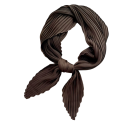 Foulard carré fin pour femmes 70 cm Petit foulard plissé pour la tête et le cou Pour les cheveux au poignet et au sac Élégant accessoire 12