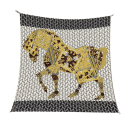 Foulard carré mosaïque Cheval motif artistique Tendance mode femme Foulard multifonctionnel pour la tête, le cou et le corps Accessoire stylé 10