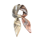 Foulard in seta 70 x 70 cm Foulard quadrato di lusso per collo e testa Motivo orientale paisley in cashmere Primavera Estate Moda elegante 2