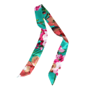 Foulard multifunzionale da donna 4 × 100 cm Piccolo lungo sottile stampa Foulard alla moda per capelli Cerchietto per capelli Decorazione per manico della borsa 7