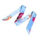 Foulard multifunzionale da donna 4 × 100 cm Piccolo lungo sottile stampa Foulard alla moda per capelli Cerchietto per capelli Decorazione per manico della borsa 1