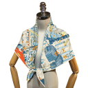 Foulard quadrato Atelier Via Francese Tendenza moda donna Foulard multifunzionale per testa, collo e corpo Design elegante 5