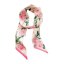 Foulard retro etereo 6 x 90 cm Nastro stretto per capelli e collo Cerchietto per borsa Accessorio informale per tutto l'anno 1