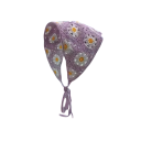 Foulard triangulaire en crochet floral fait main Foulard capillaire printanier d'été pour femmes Joli couvre-chef léger pour voyager 9