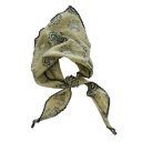 Foulard triangulaire fleuri romantique 90 x 29 cm pour le cou Écharpe d'été Bandeau Ruban à cheveux Foulards pour femmes Quatre saisons 7