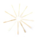 Fourchettes en bambou jetables 9 cm 100 pcs en bambou naturel Fourchettes à cocktail en bois clair pour fruits desserts et vaisselle de fête 5