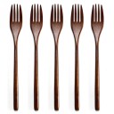 Fourchettes en bois 5 pcs 1