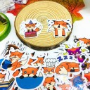 Fox Stickers 40 pcs E216 2