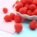 Fraises décoratives pour slime 10 pcs 3