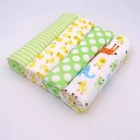 Fralda de algodão para bebé 4 pcs E437 6