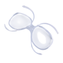 Frames for Myopia 12 x 7 cm Transparent Insert for Ski Goggles Compatible Frame Without Lenses Replacement Accessory for Prescription Lenses 4