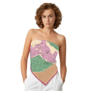 Französische Eleganz mit Pferdemotiv Damen Quadratisches Tuch Multifunktional für Kopf, Hals, Haare, Körper Modetrend Vier Jahreszeiten 7