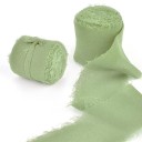 Frayed Chiffon Ribbon 5 m Decorative Ribbon for Gifts Vintage Ribbon for Wedding Decoration Handmade Crafting Creative Arranging Elegant Decorations 24