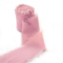 Frayed Chiffon Ribbon 5 m Decorative Ribbon for Gifts Vintage Ribbon for Wedding Decoration Handmade Crafting Creative Arranging Elegant Decorations 18