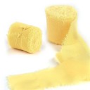 Frayed Chiffon Ribbon 5 m Decorative Ribbon for Gifts Vintage Ribbon for Wedding Decoration Handmade Crafting Creative Arranging Elegant Decorations 21