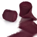 Frayed Chiffong Band 5 m Dekorativt band för presenter Vintage band för bröllopsdekoration Handgjorda kreativa arrangemang Elegant dekoration 31