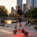 FREEBOY J15MAX Electric Scooter for Adults Double Suspension Front and Rear 48 V 18 Ah Battery Range 50 km Black and Red Off-Road 5